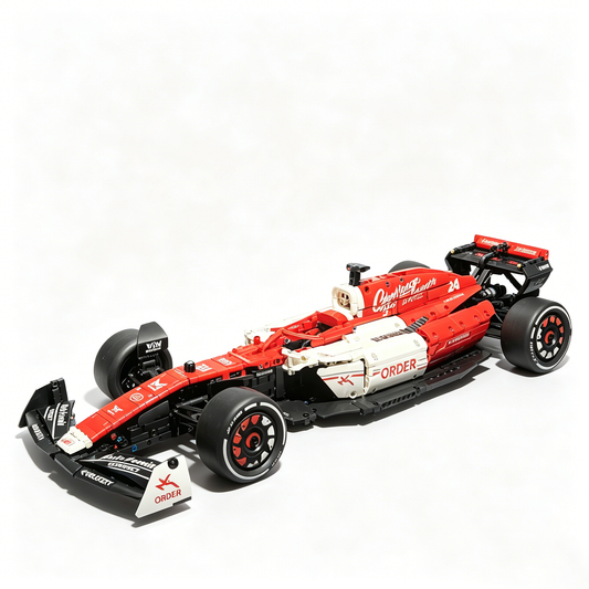 Alfa Romeo F1 Team ORLEN C42 2022 Bottas & Zhou 1:8 Finished Building Block Car 2100+PCS
