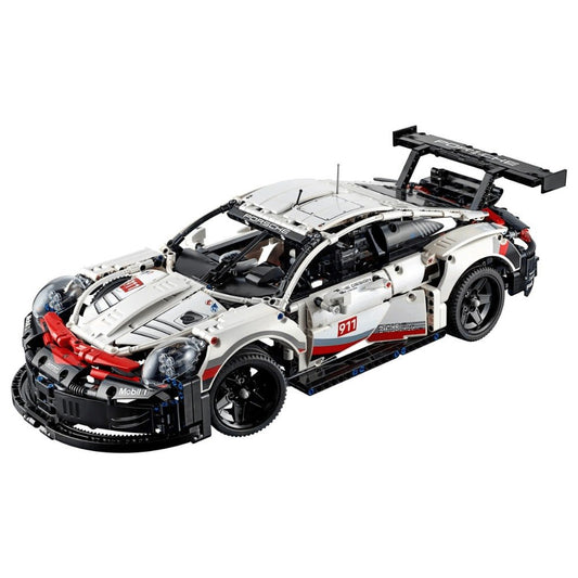 Porsche 911 GT3 RS Gulf Livery 1:8 Finished Building Block Car 2704PCS
