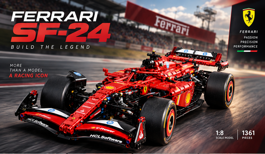Ferrari SF-24 F1 1:8 Building Model 1361PCS