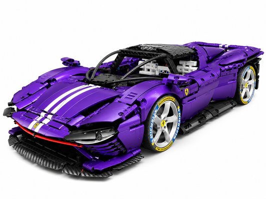 Ferrari Daytona SP3 Purple Custom Livery 3778PCS Finished Building Blocks