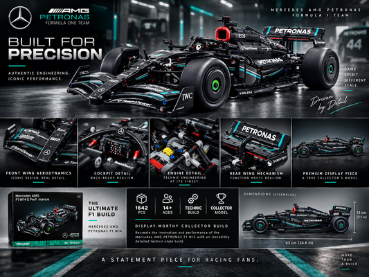 Mercedes-AMG W14 F1 1:8 – 1642PCS