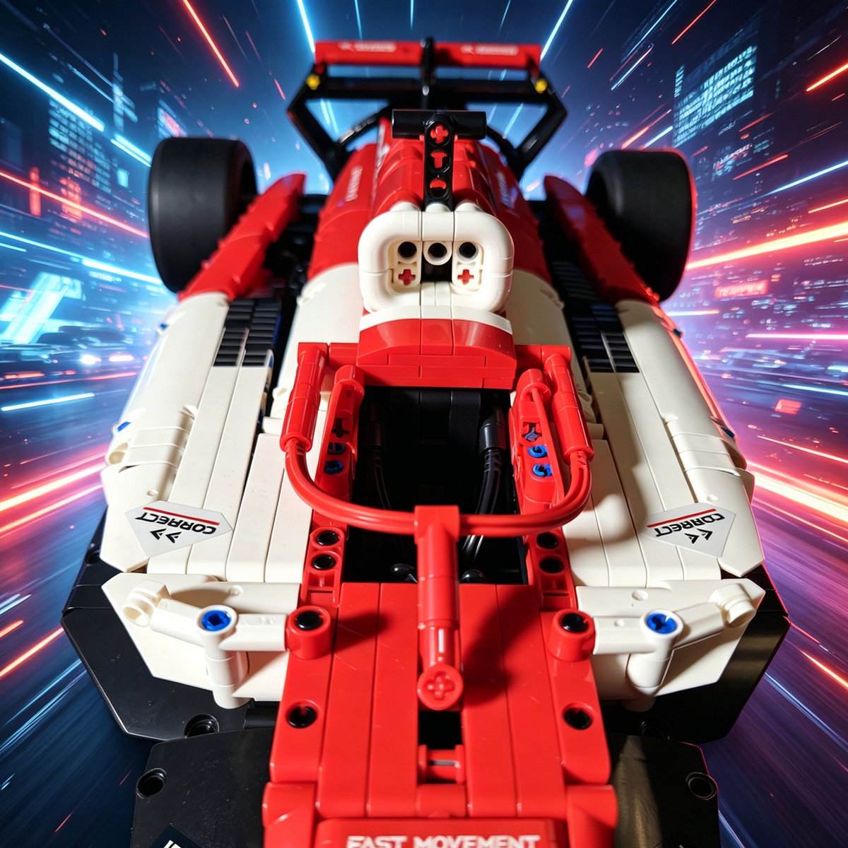 Alfa Romeo F1 Team ORLEN C42 2022 Bottas & Zhou 1:8 Finished Building Block Car 2100+PCS