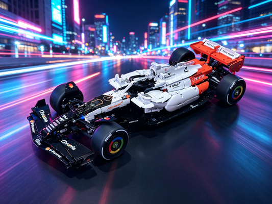 1：8 Scale Mclaren F1 Formula 1 Race Car Technic Building Blocks Collectible Display Model Finished Building Blocks