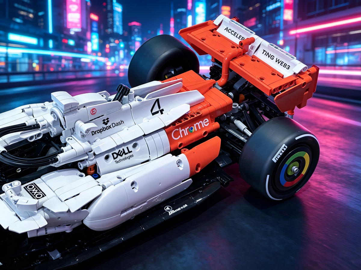 1：8 Scale Mclaren F1 Formula 1 Race Car Technic Building Blocks Collectible Display Model Finished Building Blocks