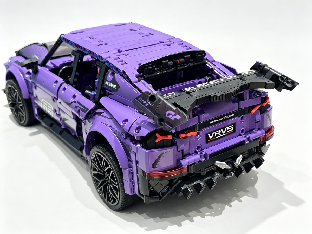 1:10 Purple Lamborghini Urus Widebody SUV Building Blocks Model