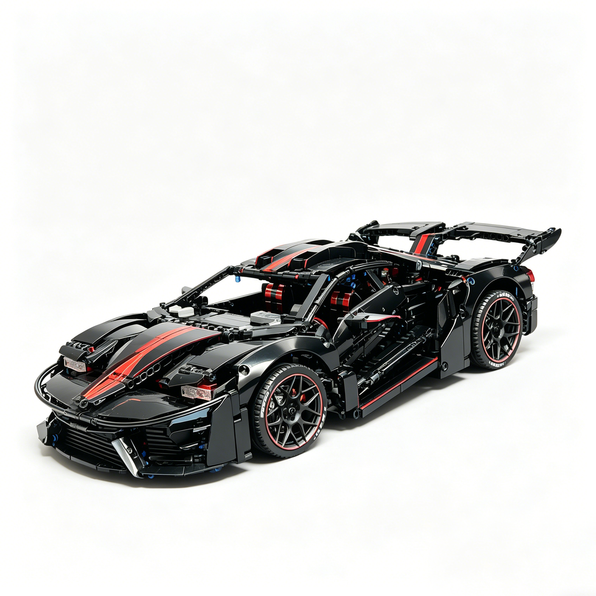 Ford GT Crimson Shadow Custom Edition 1:8 Finished Building Block Car 3180PCS