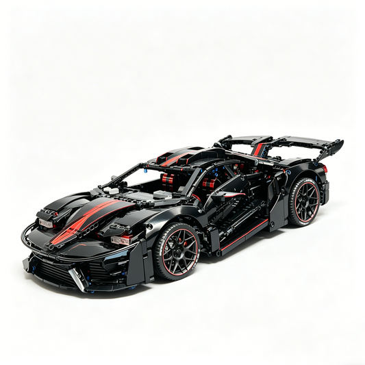 Ford GT Crimson Shadow Custom Edition 1:8 Finished Building Block Car 3180PCS