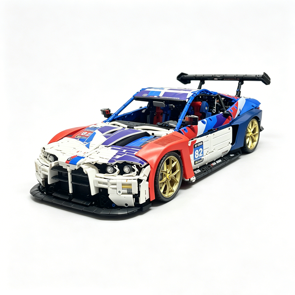BMW M4 GT3 Professional GT Racing Car 1:8 Finished Building Block Car 2890PCS