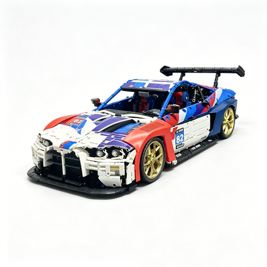 BMW M4 GT3 Professional GT Racing Car 1:8 Finished Building Block Car 2890PCS