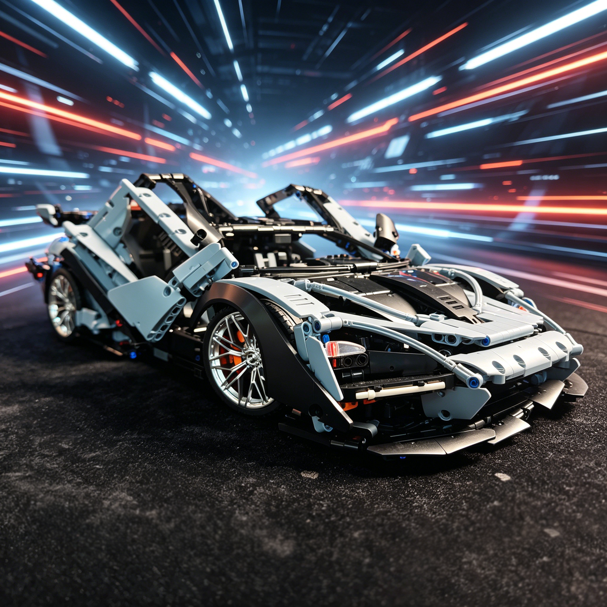 McLaren Senna 1:8 Finished Building Block Car 3290PCS