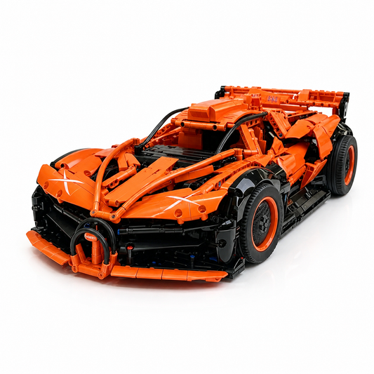 Sci-Fi MOC Supercar Original Creation 3420PCS Finished Building Blocks