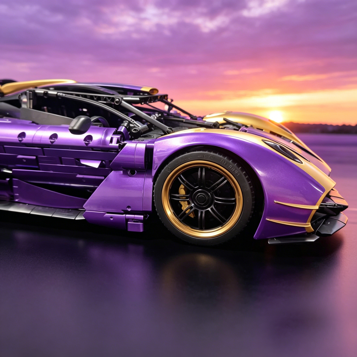 Pagani Huayra BC 1:8 Finished Building Block Car 3280PCS