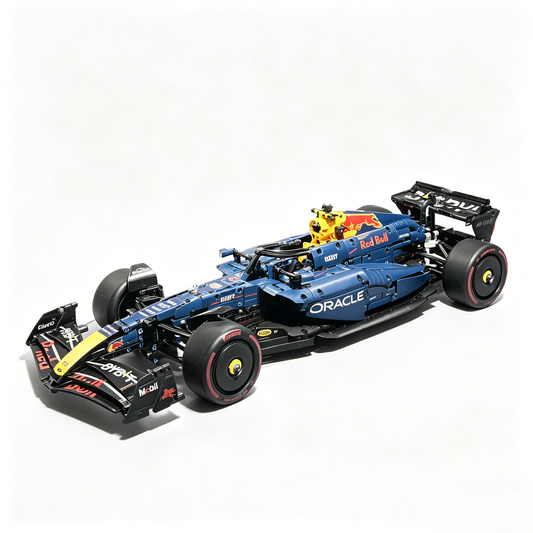 Red Bull Racing F1 RB20 2024 Verstappen & Pérez 1:8 Finished Building Block Car 1639PCS