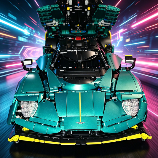 Aston Martin Valkyrie AMR Pro 1:8 Finished Building Block Car 3580PCS