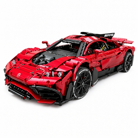 Mercedes AMG One Classic Red 3295PCS Finished Building Blocks