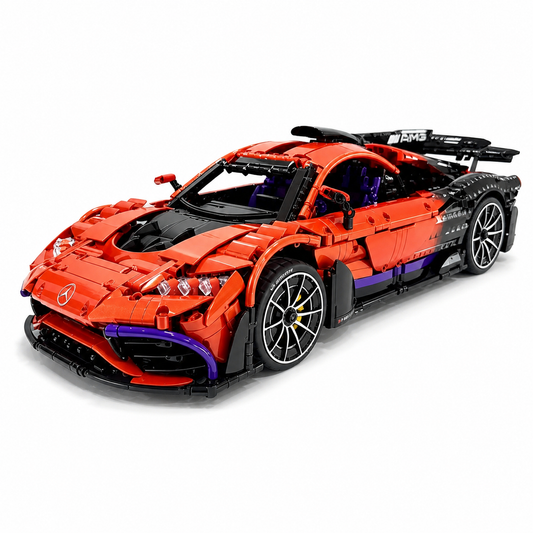 Mercedes AMG One Red Black Gradient 3295PCS Finished Building Blocks