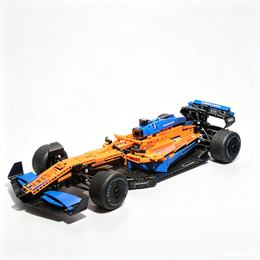 McLaren F1 MCL35M 2021 Norris & Ricciardo 1:8 Finished Building Block Car 1432+PCS