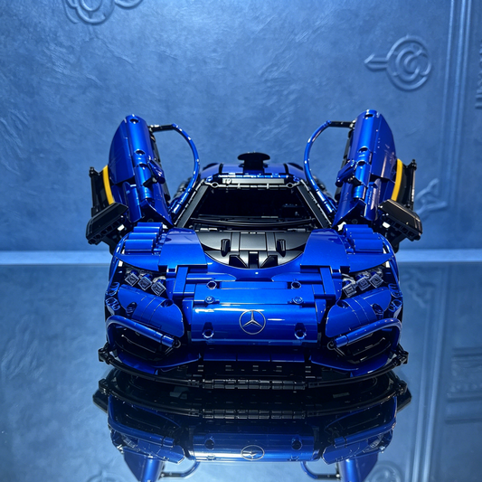 Mercedes AMG One Metallic Blue Custom 3295PCS Finished Building Blocks