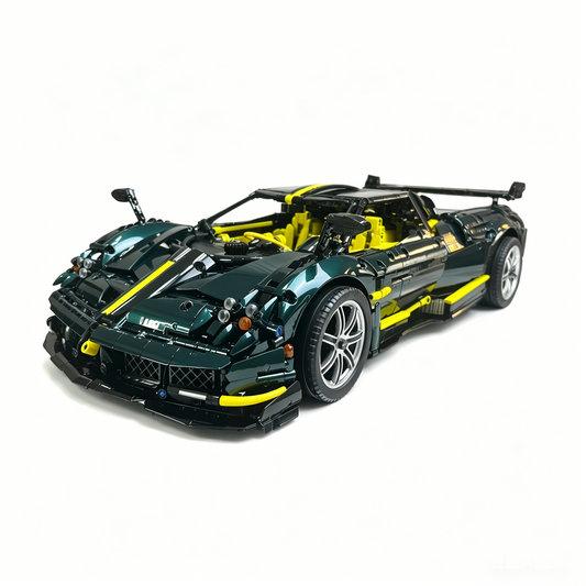 Pagani Huayra BC British Racing Green 3300PCS Finished Building Blocks