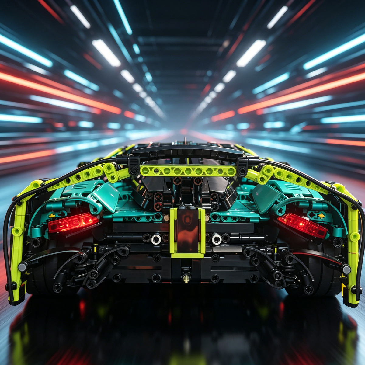 Aston Martin Valkyrie AMR Pro 1:8 Finished Building Block Car 3580PCS