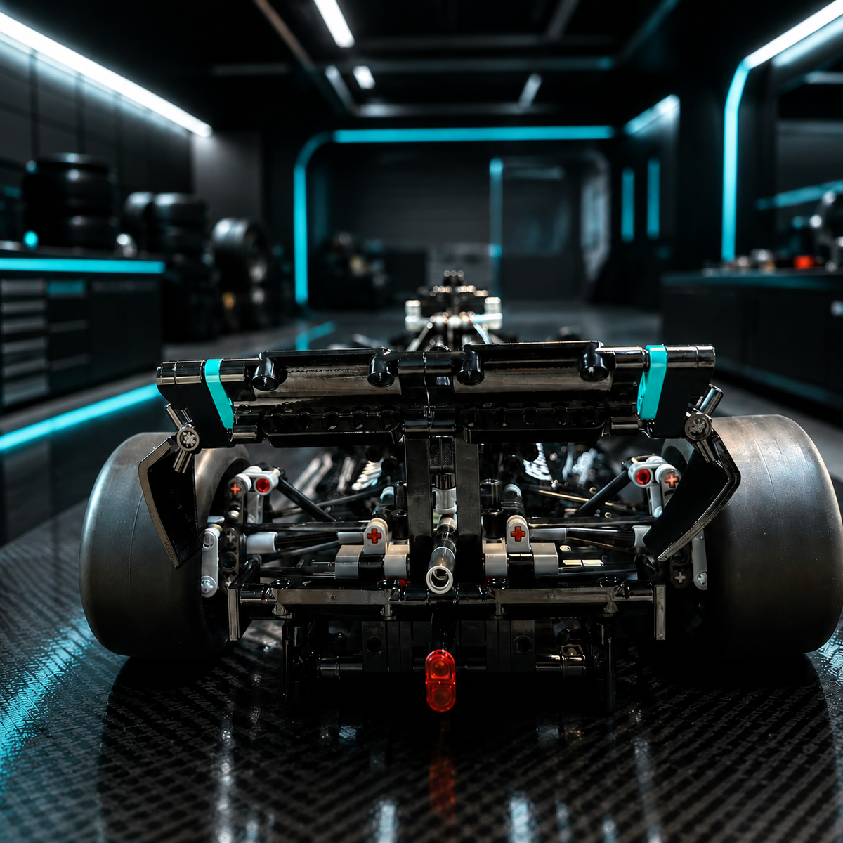 Mercedes-AMG Petronas F1 W12 2021 Hamilton 1:8 Finished Building Block Car Approx. 1900 PCS