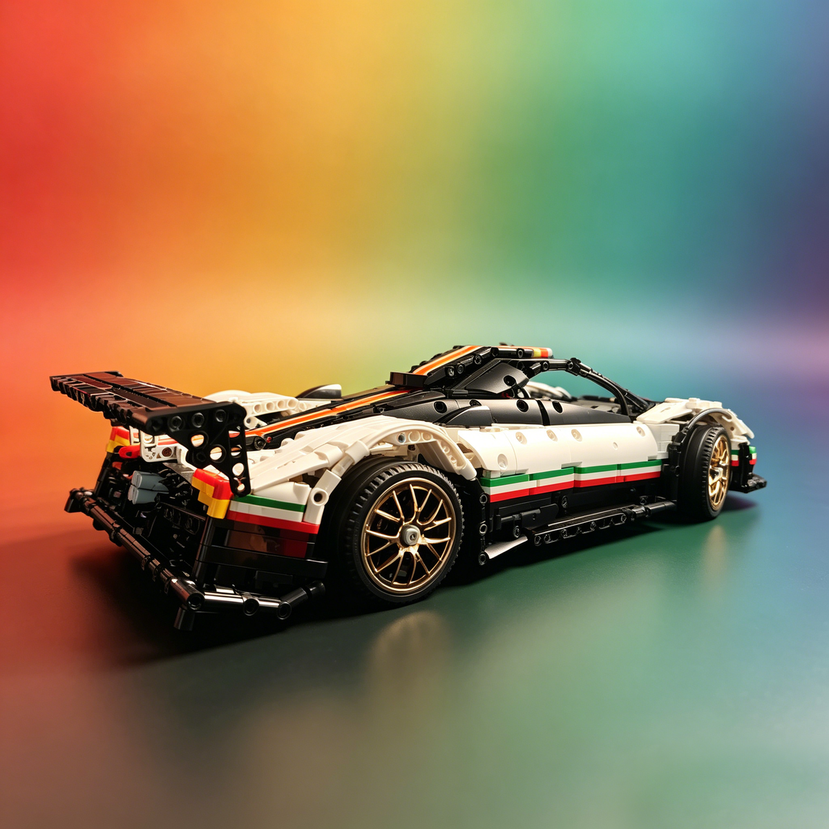 Pagani Zonda R 1:8 Finished Building Block Car 3180PCS