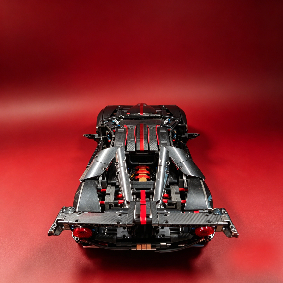 Ford GT Crimson Shadow Custom Edition 1:8 Finished Building Block Car 3180PCS