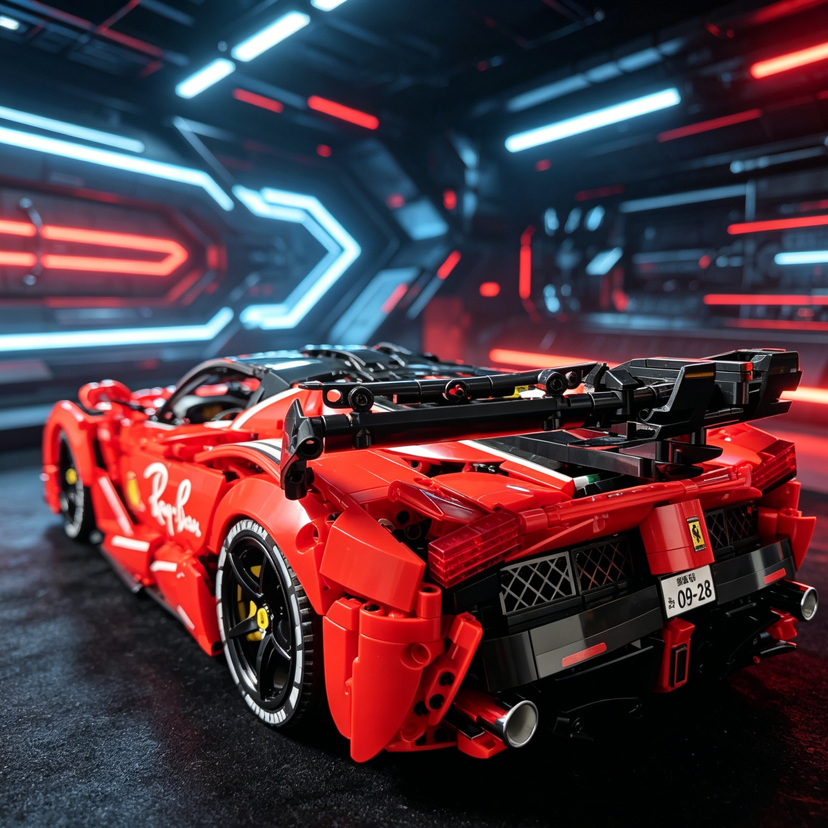 Ferrari FXX K Evo 1:8 Finished Building Block Car 3380PCS