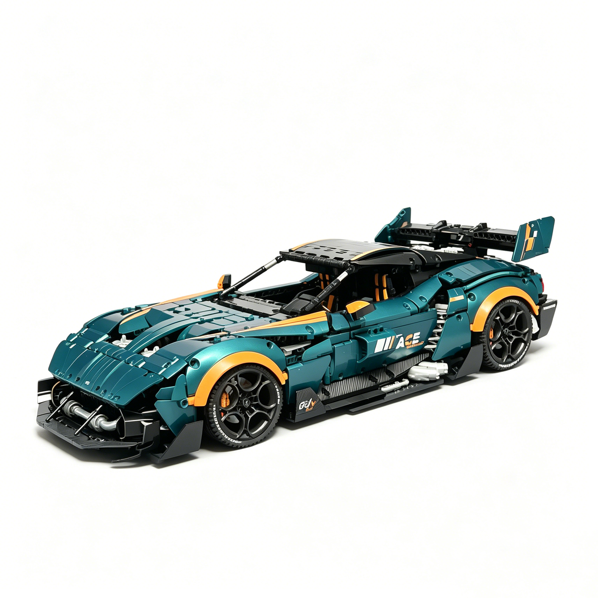 GULY 10647 Aston Martin Vulcan 1:8 Finished Building Block Car 3794PCS