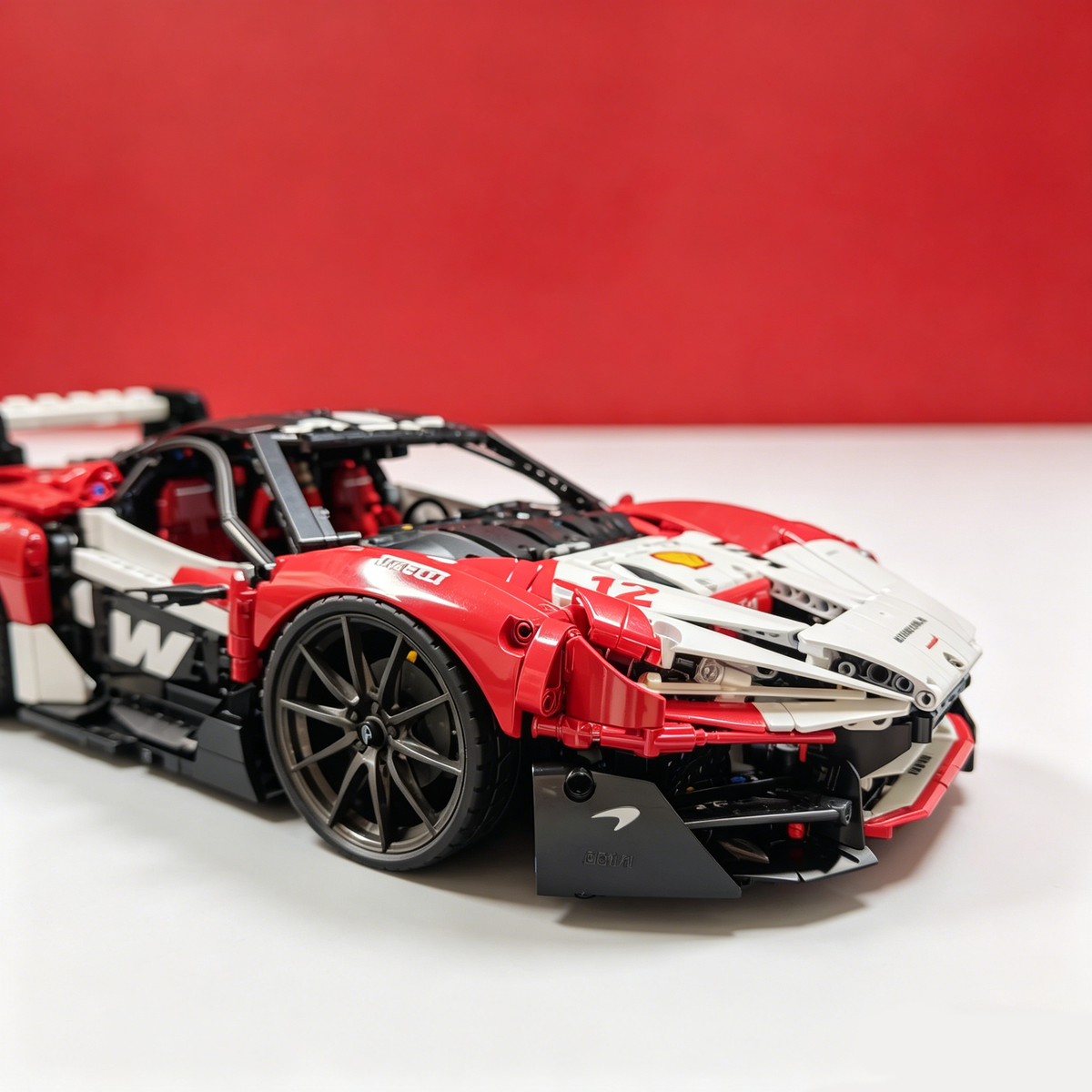 McLaren W1 1 8 Scale Model Car Marlboro Livery Finished Building Blocks