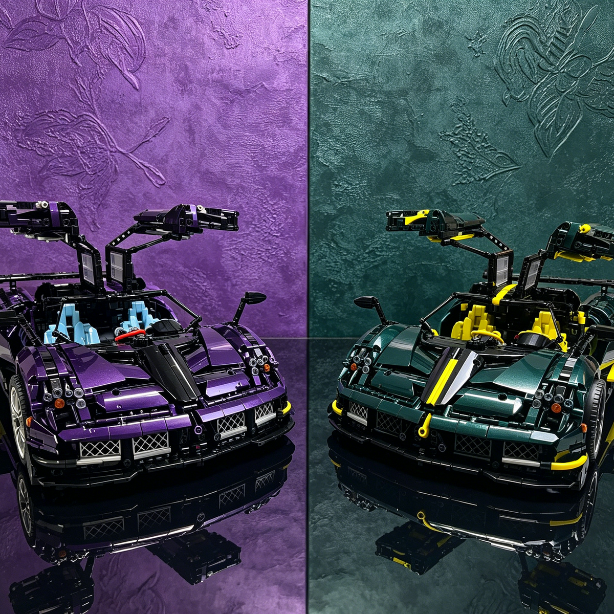 Pagani Huayra BC British Racing Green 3300PCS Finished Building Blocks