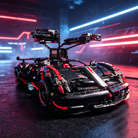 Pagani Huayra BC / Huayra Roadster BC 1:8 Finished Building Block Car 3280PCS