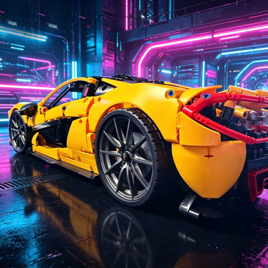 Mclaren P1 1:8 Finished Building Block Car 3599PCS