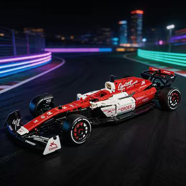 Alfa Romeo F1 Team ORLEN C42 2022 Bottas & Zhou 1:8 Finished Building Block Car 2100+PCS