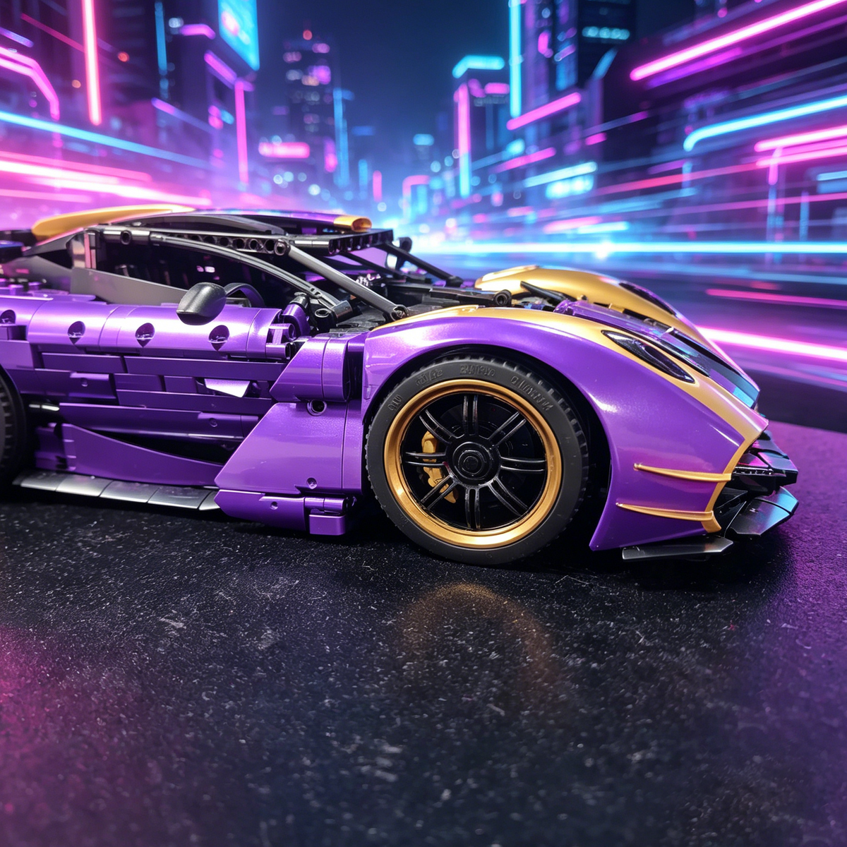 Pagani Huayra BC 1:8 Finished Building Block Car 3280PCS