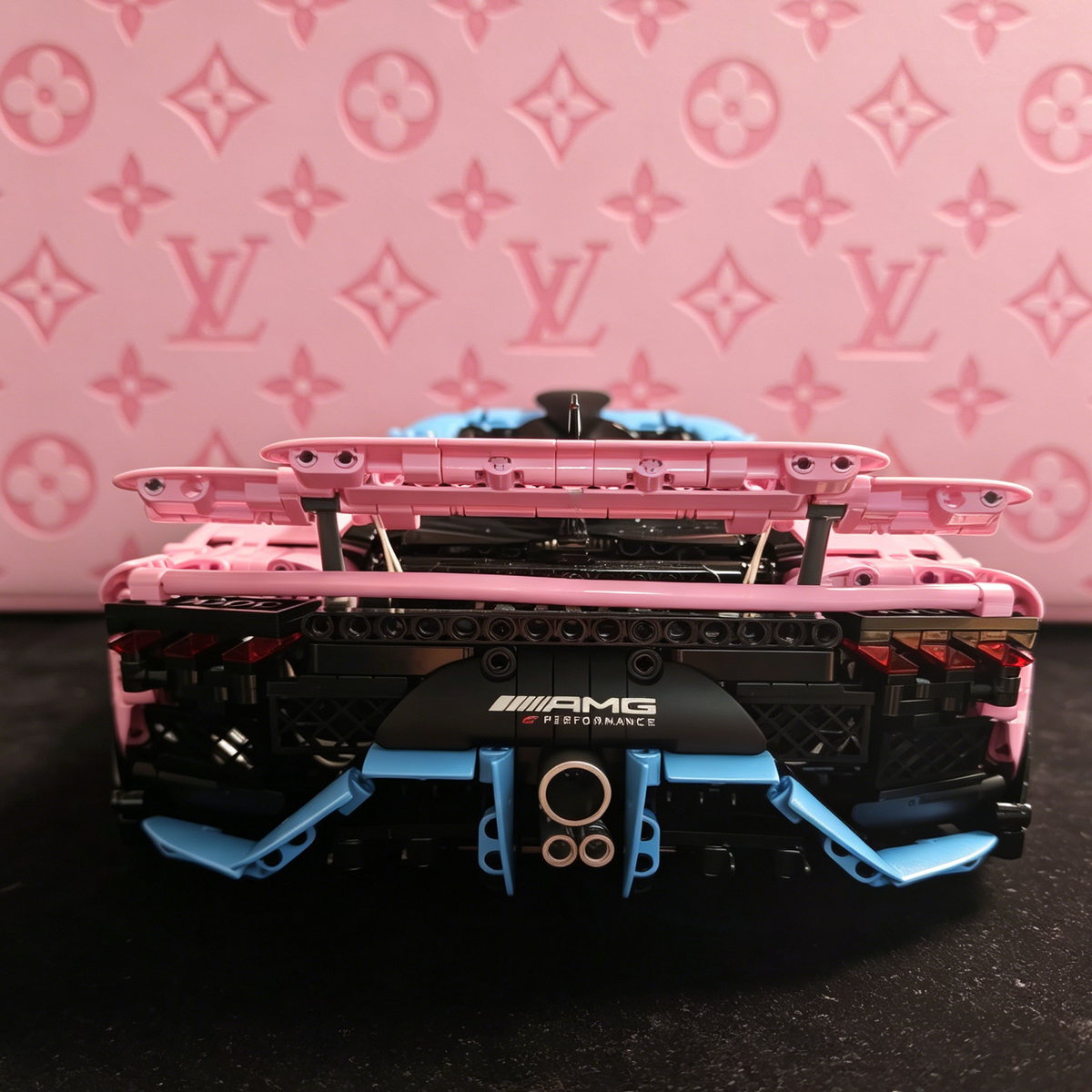Mercedes-AMG ONE LV Logo Custom Edition 1:8 Finished Building Block Car 3290PCS