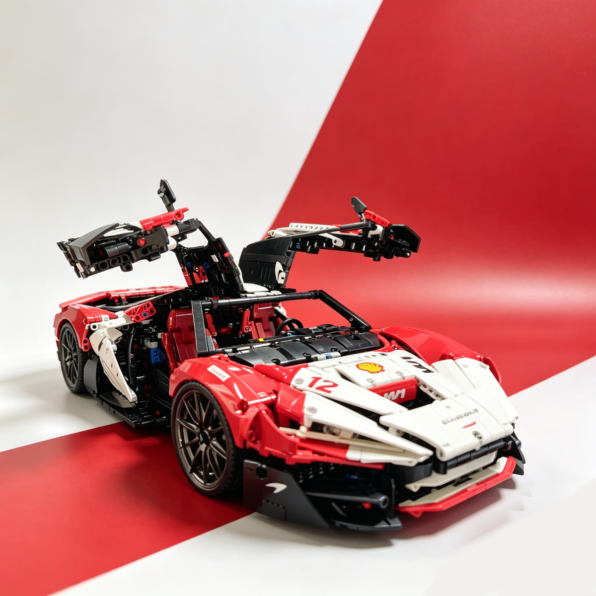 McLaren W1 1 8 Scale Model Car Marlboro Livery Finished Building Blocks