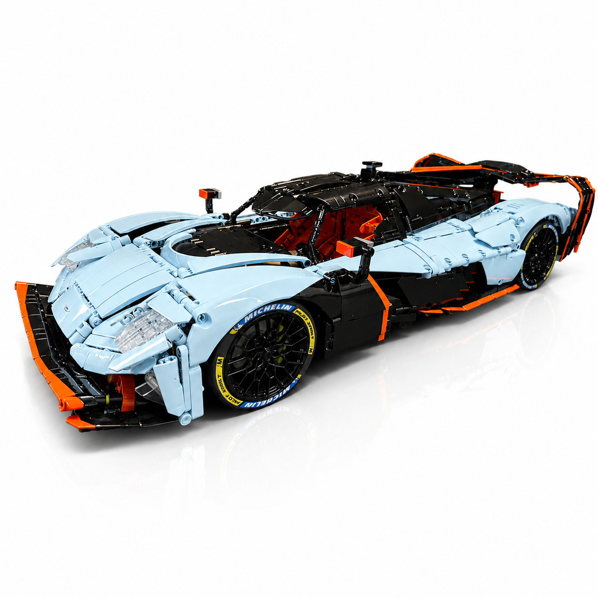 Aston Martin Valkyrie Contrast Custom Livery 3728PCS Finished Building Blocks
