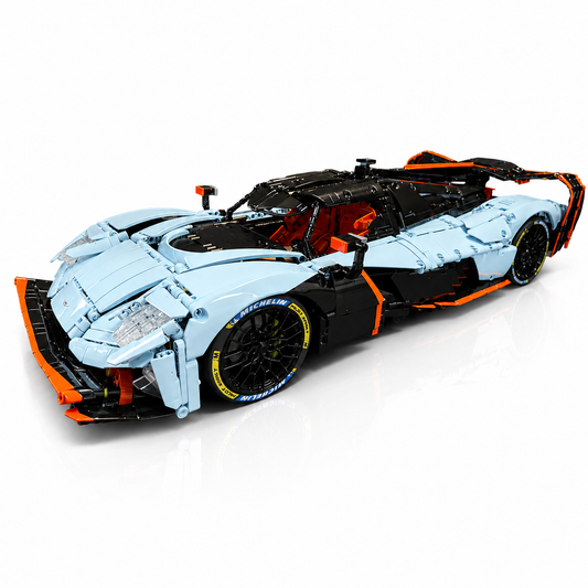 Aston Martin Valkyrie Contrast Custom Livery 3728PCS Finished Building Blocks