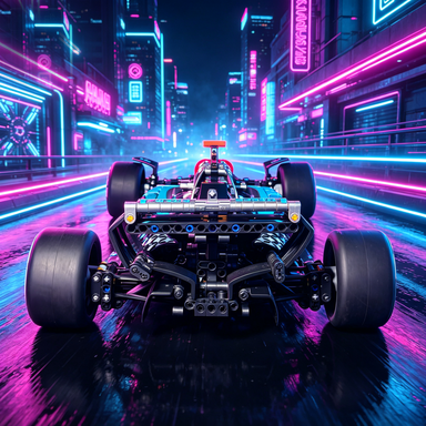 Mercedes-AMG Petronas F1 W12 2021 Hamilton & Bottas 1:8 Finished Building Block Car 1912PCS