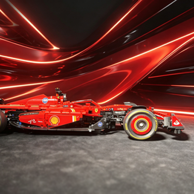 Ferrari F1 SF-24 2024 Leclerc & Sainz 1:8 Finished Building Block Car 1361PCS