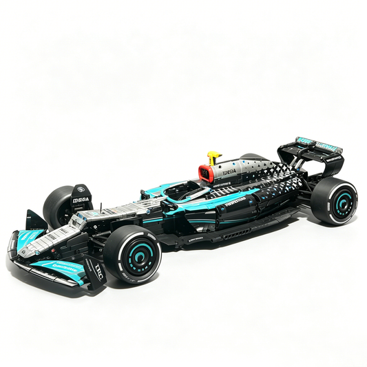 Mercedes-AMG Petronas F1 W12 2021 Hamilton & Bottas 1:8 Finished Building Block Car 1912PCS