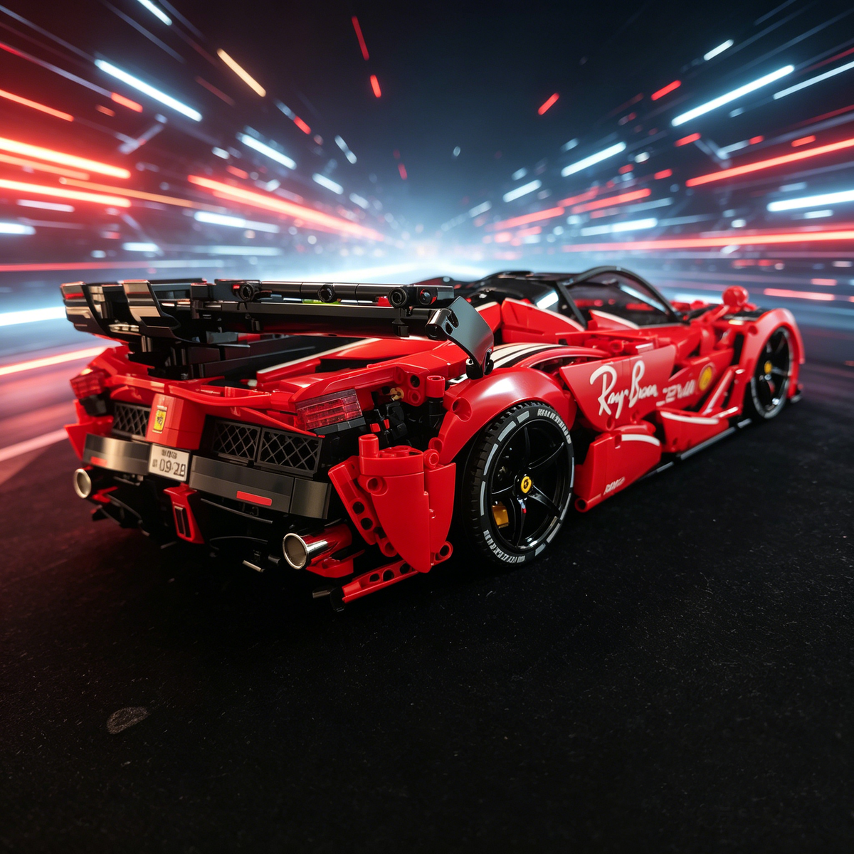 Ferrari FXX K Evo 1:8 Finished Building Block Car 3380PCS