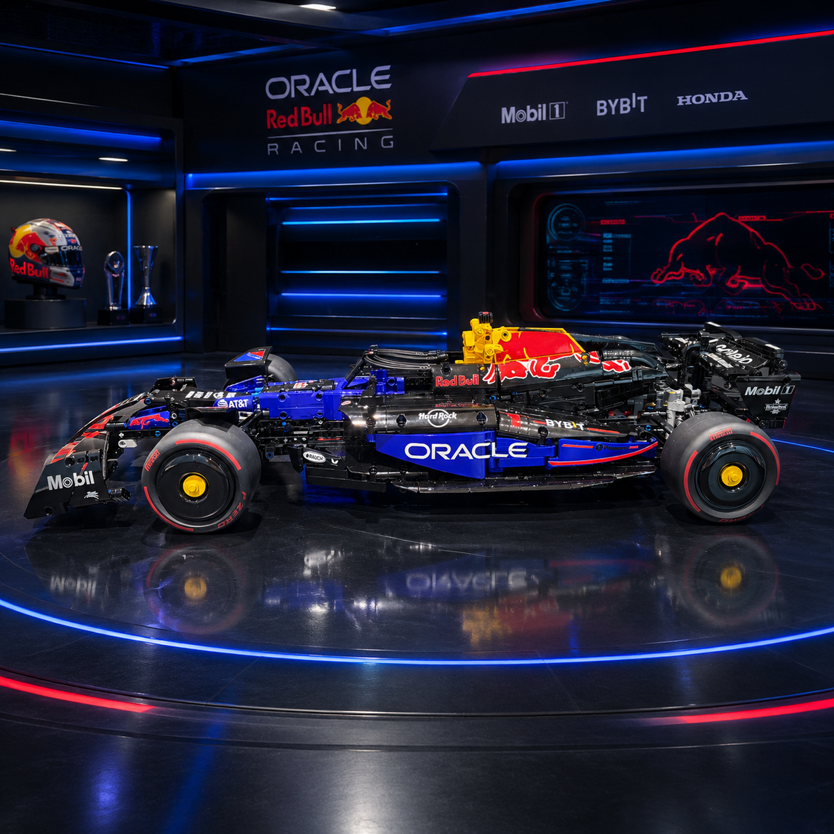 Red Bull Rb20 Formula 1 Car Model 1：8 Scale Replica Building Blocks