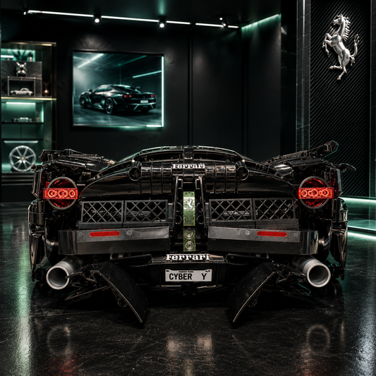 Ferrari FXX-K Evo Chameleon Metal Green Custom Edition 3820PCS Finished Building Blocks