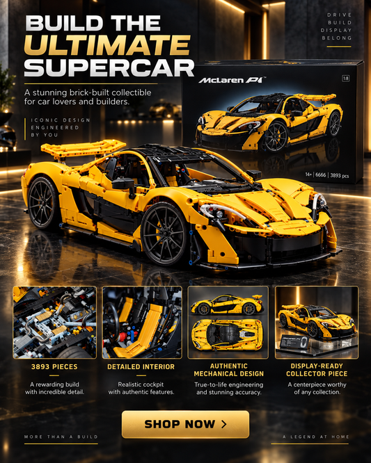 McLaren P1 Yellow 1:8 – 3893PCS