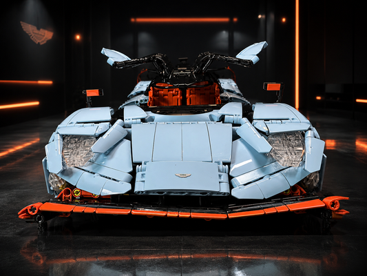 Aston Martin Valkyrie Contrast Custom Livery 3728PCS Finished Building Blocks