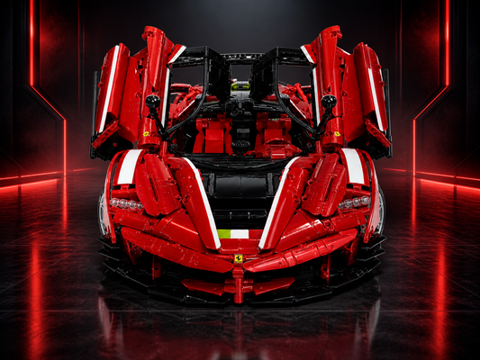 Ferrari FXX-K Evo Classic Red 3380PCS Finished Building Blocks