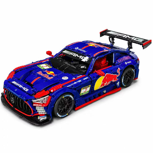 Mercedes-AMG GT3 Red Bull Racing Livery 1:8 Finished Building Block Car Approx. 3200 PCS