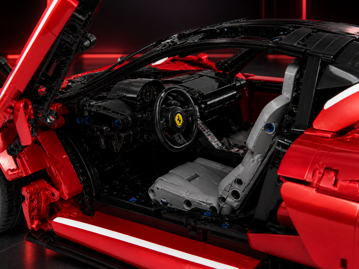 Ferrari FXX-K Evo Classic Red 3380PCS Finished Building Blocks
